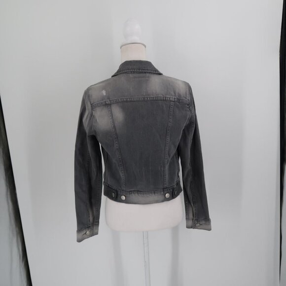 Levi's Women's Gray Denim Jacket Size Medium - Picture 6 of 6